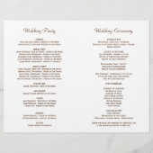 Orchidee Rozen Pampas Grass Antlers Weddenschap Flyer (Achterkant)