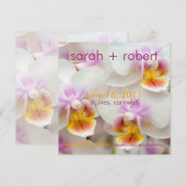 Orchidee • Save the Date Aankondiging (Voorkant / Achterkant)