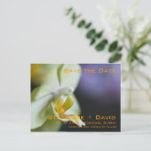 Orchidee · Save the Date Briefkaart (Staand voorkant)