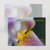 Orchidee · Save the Date Briefkaart (Voorkant / Achterkant)