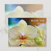 Orchidee · Save the Date Kaart (Voorkant / Achterkant)