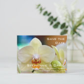 Orchidee · Save the Date Kaart (Staand voorkant)