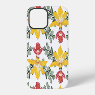 Orchidee schoonheid: bloemmotief elegantie. iPhone 12 hoesje
