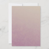 Orchidee schoonheid bruiloft kaart (Achterkant)