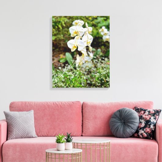 Orchidee Schoonheid Canvas Afdruk (Insitu (Woonkamer))