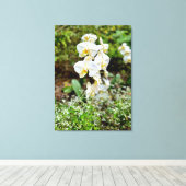 Orchidee Schoonheid Canvas Afdruk (Insitu (Houten vloer))