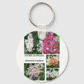 Orchidee Schoonheid Sleutelhanger (Achterkant)