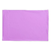 Orchidee solid trending kleur kussensloop (Achterkant)