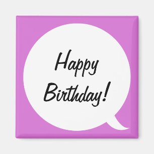 Orchidee Speech Bubble 2 Magneet