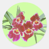 Orchidee Spray Sticker Seal (Voorkant)