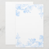 Orchidee stationery briefpapier (Voorkant / Achterkant)