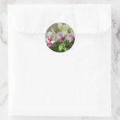 Orchidee-Sticker Ronde Sticker (Tas)