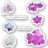 Orchidee stickers (Voorkant)