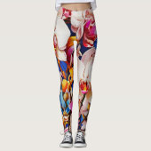 Orchidee Symfonie Leggings (Voorkant)