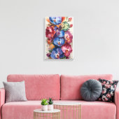 Orchidee Symfonie – Levendige bloemkunst in rijke Canvas Afdruk (Insitu (Woonkamer))