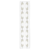 Orchidee Tafel Runner Korte Tafelloper (Voorkant)