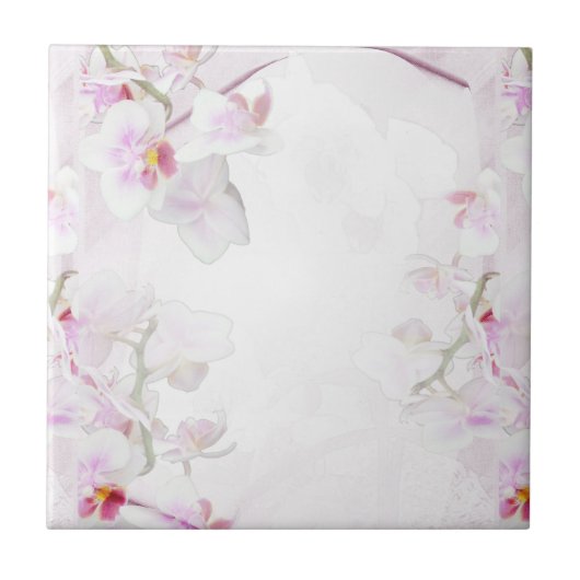 Orchidee Tegeltje (Voorkant)