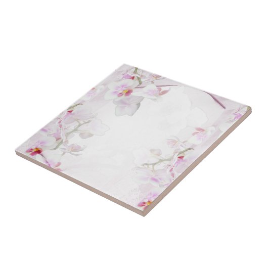 Orchidee Tegeltje (Zijkant)