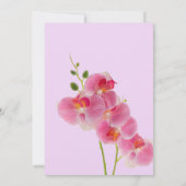 Orchidee Thee Feest Uitnodiging (Achterkant)