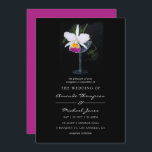 Orchidee-thema bruiloft kaart<br><div class="desc">Orchid Theme Wedding Suite klaar om te worden gepersonaliseerd aan uw evenementspecifieke kenmerken.</div>