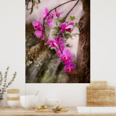 Orchidee - Tropische Passie Poster (Keuken)