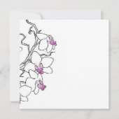Orchidee Uitnodiging (Voorkant)