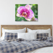 Orchidee up close canvas print (Insitu (Slaapkamer))
