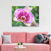 Orchidee up close canvas print (Insitu (Woonkamer))