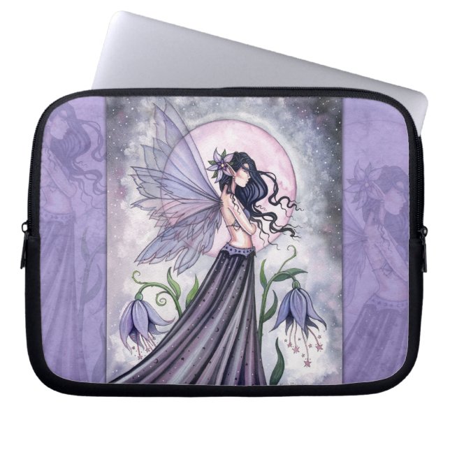 Orchidee van de Night Fairy Laptop Sleeve (Voorkant)