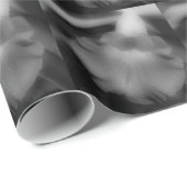 Orchidee-ventilator in zwart-wit cadeaupapier (Rol Hoek)