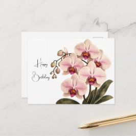 orchidee verjaardag kaart