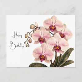 orchidee verjaardag kaart