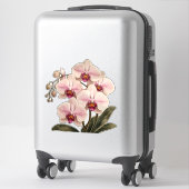 orchidee vinyl sticker (Koffer)
