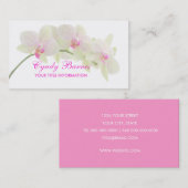 Orchidee Visitekaartje (Voorkant / Achterkant)