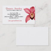 Orchidee Visitekaartjes (Voorkant / Achterkant)