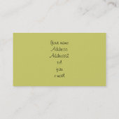 Orchidee Visitekaartjes (Achterkant)