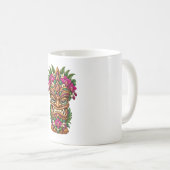 Orchidee Vlam Tiki Koffiemok (Voorkant rechts)