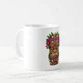 Orchidee Vlam Tiki Koffiemok (Voorkant links)