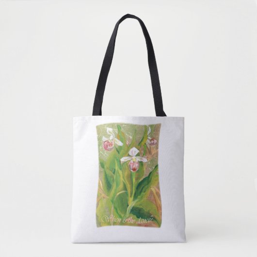 Orchidee Wanneer is de dans? Schouder tas (Voorkant)