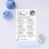 Orchidee Wat staat er op je telefoon Shower spelka Flyer (Enkel)