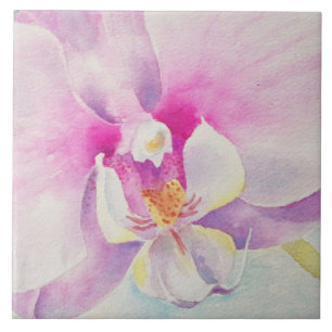 Orchidee Waterverf Tegel Tegeltje