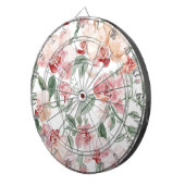 Orchidee Weide Waterverf Bloemendecor Blozende Bot Dartbord (Voorkant Rechts)