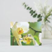 Orchidee weiß - Aquarell-Design | Briefkaart (Staand voorkant)