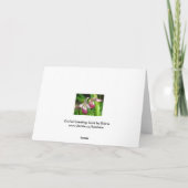 Orchidee Wenskaart Kaart (Achterkant)