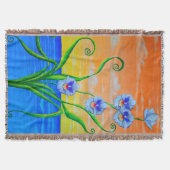 Orchidee zonsondergang deken (Voorkant)