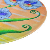 Orchidee zonsondergang snijplank (Hoek)