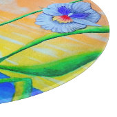 Orchidee zonsondergang snijplank (Hoek)