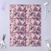 Orchideebloemen Roze Paarse grillige decoupage Tissuepapier (Craft)