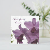 Orchideeën 2 All-Occasion Invites Kaart (Staand voorkant)