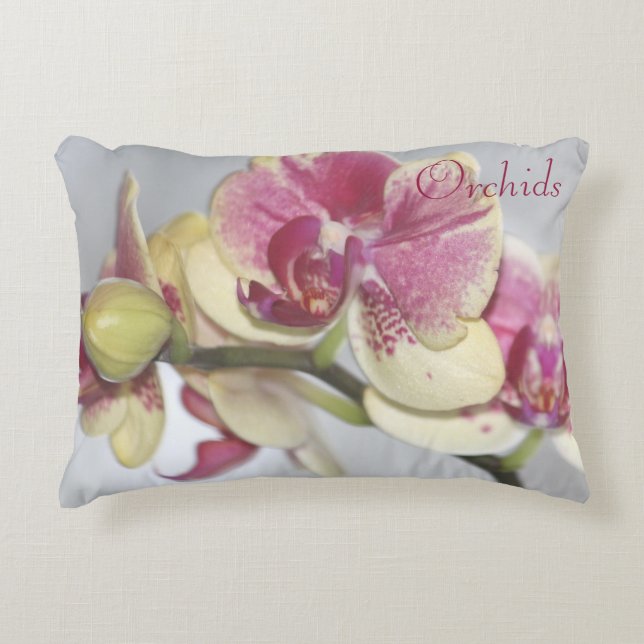 Orchideeën Accent Kussen (Voorkant)